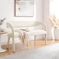 thumbnail image 1 of Modway Pinnacle Performance Velvet Accent Bench in Ivory, 1 of 8