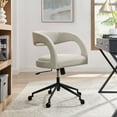 thumbnail image 1 of Modway Pinnacle Slub Weave Fabric Office Chair w/Rollerball Casters in Linen, 1 of 10