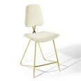 thumbnail image 1 of Modway Ponder Performance Velvet Counter Stool in Ivory, 1 of 8