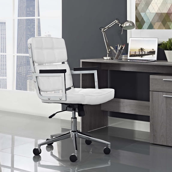Modway Portray Highback Upholstered Vinyl Office Chair