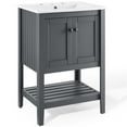 thumbnail image 1 of Modway Prestige 24" Bathroom Vanity, Gray/White/Black, 1 of 10