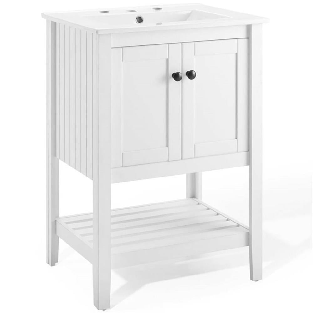 Prestige 24" Bathroom Vanity White White