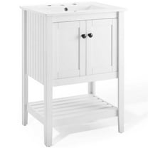 Modway Prestige 24" Modern Wooden Bathroom Vanity in White Finish