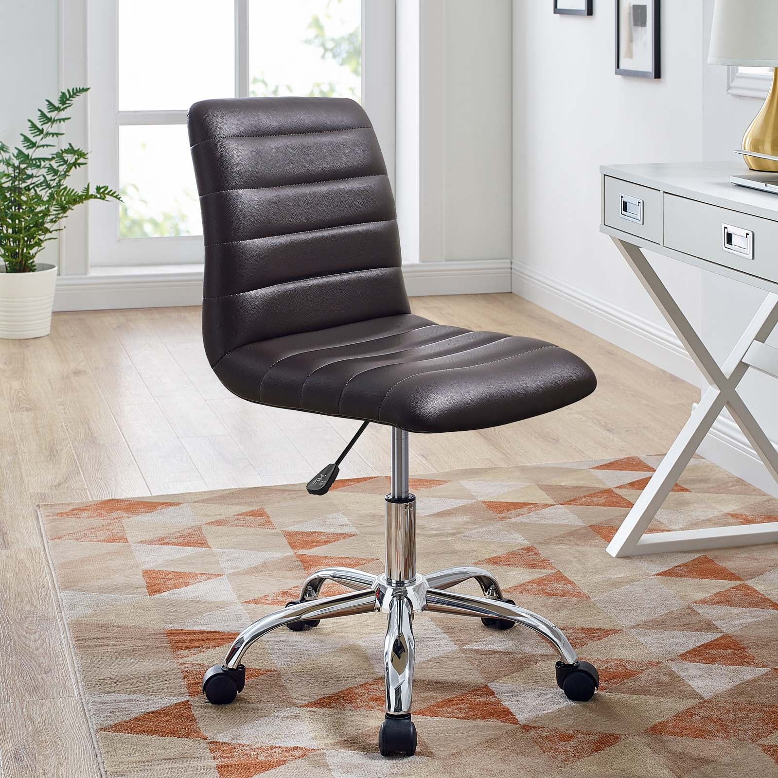Modway prim armless mid cheap back office chair