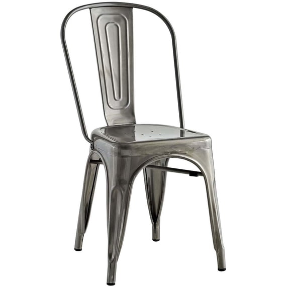 Gunmetal Promenade Side Chair