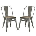 thumbnail image 1 of Modway Promenade Bamboo Dining Side Chair, Set of 2, Multiple Colors, 1 of 5