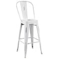 thumbnail image 1 of Modway Promenade 29.5" Modern Metal Bistro Bar Stool in White Finish, 1 of 5