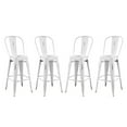 thumbnail image 1 of Promenade Bar Side Stool Metal Set of 4,White, 1 of 5