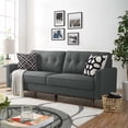thumbnail image 1 of Modway Prompt Upholstered Fabric Sofa in Gray, 1 of 9