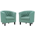 thumbnail image 1 of Modway Prospect 2 Piece Upholstered Fabric Armchair Set in Laguna, 1 of 5