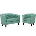 thumbnail image 1 of Modway Prospect 2 Piece Upholstered Fabric Loveseat and Armchair Set in Laguna, 1 of 7