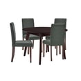 thumbnail image 1 of Modway Prosper 5 Piece Upholstered Fabric Dining Set, Brown/Black, 1 of 2