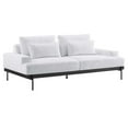 thumbnail image 1 of Modway Proximity Modern Style Upholstered Polyester Fabric Sofa in White, 1 of 5