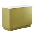 thumbnail image 1 of Modway Quantum 48" Single Sink Bathroom Vanity in White Gold, 1 of 10