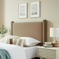 thumbnail image 1 of Rael Twin Headboard in Taupe, 1 of 7