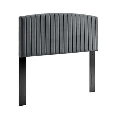 Modway Rebecca Modern Performance Velvet Twin Headboard in Charcoal
