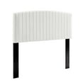thumbnail image 1 of Modway Rebecca Performance Velvet King / California King Headboard in White, 1 of 12