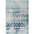 thumbnail image 1 of Modway Reflect 94.5x122" Giada Diamond Moroccan Trellis Area Rug in Ivory/Blue, 1 of 9