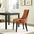 thumbnail image 1 of Modway Regent 20.5" Tufted Fabric and Solid Wood Dining Chair in Orange, 1 of 6