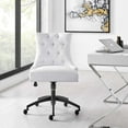 thumbnail image 1 of Modway Regent Tufted Fabric Office Chair in Black White, 1 of 9