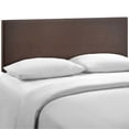 thumbnail image 1 of Modway Region Queen Upholstered Headboard in Dark Brown, 1 of 5