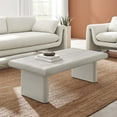 thumbnail image 1 of Modway Relic Concrete Textured Coffee Table in White, 1 of 10