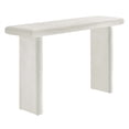 thumbnail image 1 of Modway Relic Modern Wood & Cement Concrete Console Table in White, 1 of 3