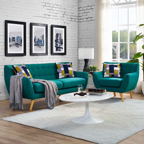 Modway Remark 2 Piece Living Room Set, Multiple Colors