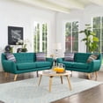 thumbnail image 1 of Modway Remark 2 Piece Living Room Set in Teal, 1 of 6