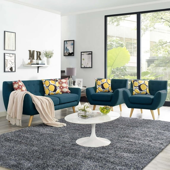Modway Remark 3 Piece Living Room Set, Multiple Colors