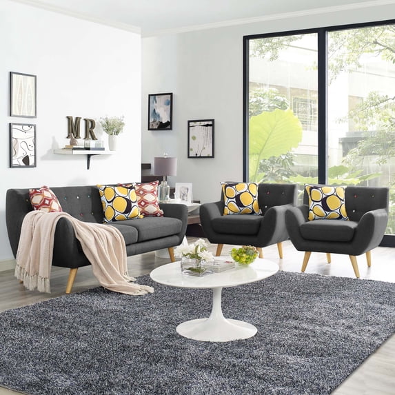 Modway Remark 3 Piece Living Room Set, Multiple Colors