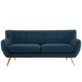thumbnail image 1 of Modway Remark Modern Upholstered Fabric Tufted Sofa in Azure Blue, 1 of 4