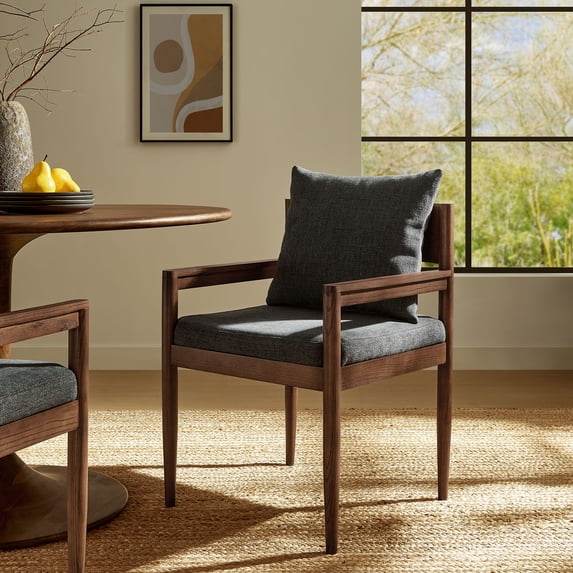 Remington Dining Armchair in Charcoal