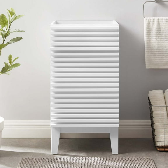 Modway Render 18" Bathroom Vanity Cabinet (Sink Basin Not Included) in White