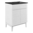 thumbnail image 1 of Modway Render 24" Bathroom Vanity in White Black, 1 of 9