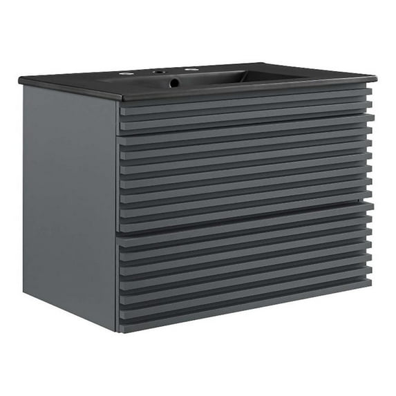 Modway Render 30" Wall-Mount Bathroom Vanity