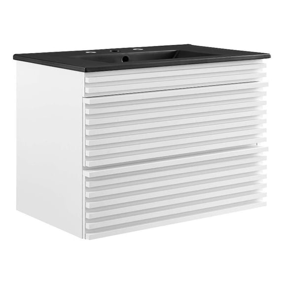 Modway Render 30" Wall-Mount Bathroom Vanity