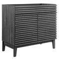 thumbnail image 1 of Modway Render 35" MDF and Particleboard Bathroom Vanity Cabinet in Charcoal, 1 of 8