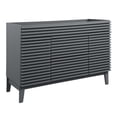 thumbnail image 1 of Modway Render 47" Plastic and Wood Bathroom Vanity Cabinet in Gray, 1 of 6