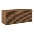 thumbnail image 1 of Modway Render 48" MDF and Particleboard Bathroom Vanity Cabinet - Walnut, 1 of 4