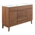thumbnail image 1 of Modway Render 48" Single Sink Bathroom Vanity in Walnut White, 1 of 16