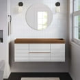 thumbnail image 1 of Modway Render 48" Single Sink Compatible (Not Included) Bathroom Vanity Cabinet in White Walnut, 1 of 9