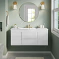 Modway Render 48" WallMount Bathroom Vanity in White White