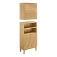 thumbnail image 1 of Modway Render Bathroom Cabinet Set in Brown, 1 of 10