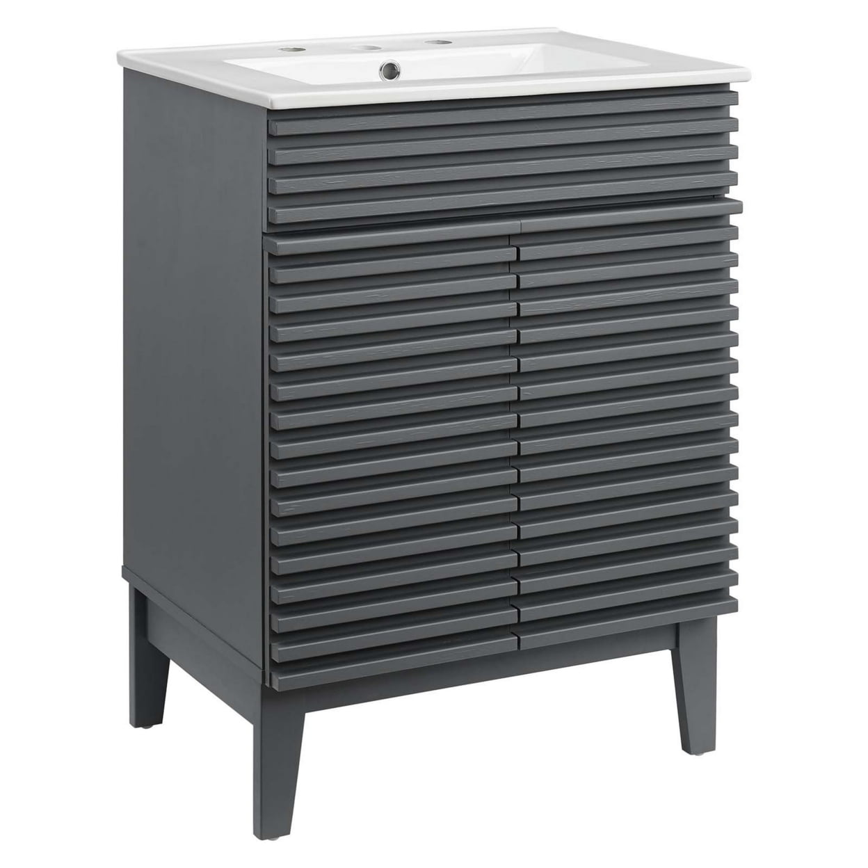 Modway Render Bathroom Vanity, Gray