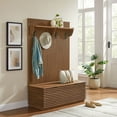 thumbnail image 1 of Modway Render Fluted 3-in-1 Hall Tree With Storage Bench and Coat Rack in, 1 of 10