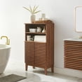 thumbnail image 1 of Modway Render Freestanding Bathroom Storage Cabinet in Brown, 1 of 9