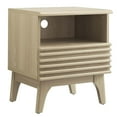 thumbnail image 1 of Modway Render Modern Particleboard Wood Nightstand - Oak Finish, 1 of 8