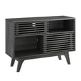 thumbnail image 1 of Modway Render Modern Style Particleboard Wood Display Stand in Charcoal, 1 of 9