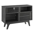 thumbnail image 1 of Modway Render Modern Style Particleboard Wood Display Stand in Charcoal, 1 of 7